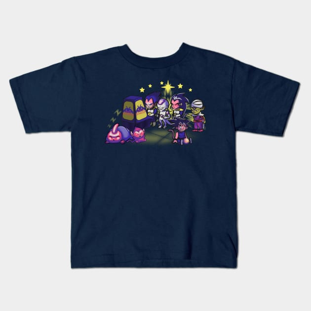 arcade invasion Kids T-Shirt by sambukino